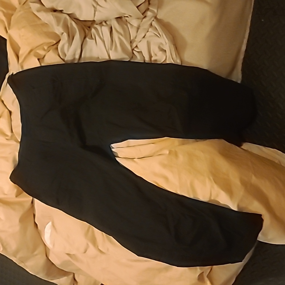 Old navy straight leg wide black pants